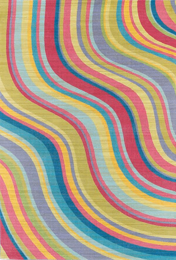 Wavy Stripe Rug